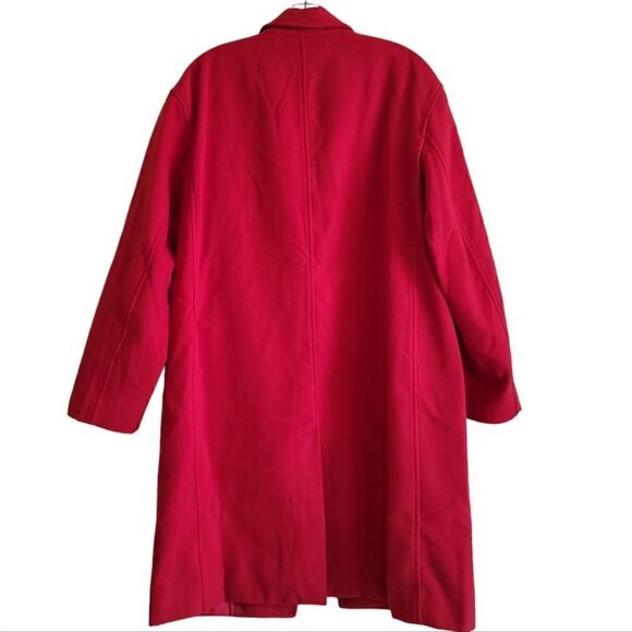 Shein Women's Red Peacoat Sz Large - Picture 2 of 9